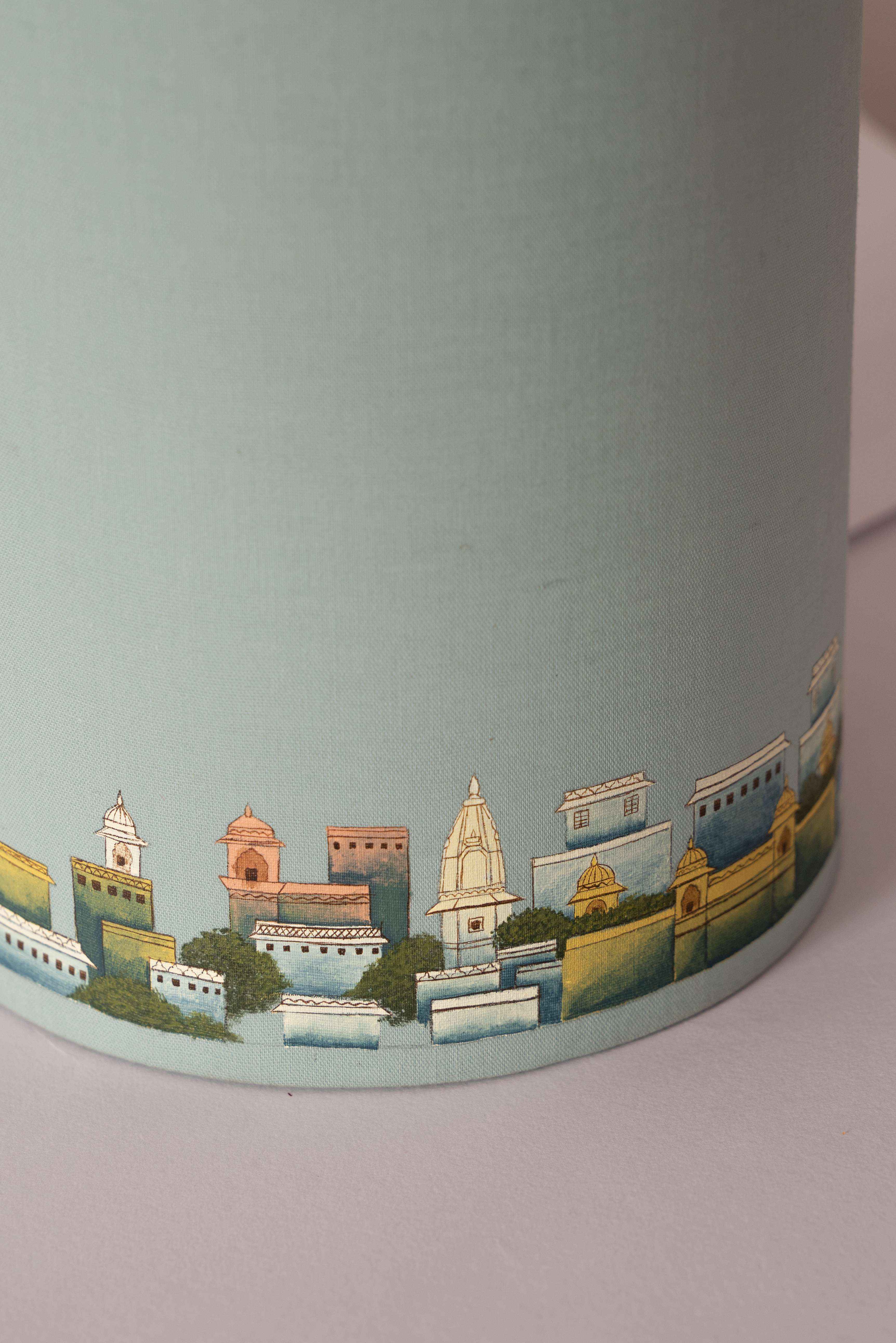 Table Lampshades With Handpainted Artwork 6