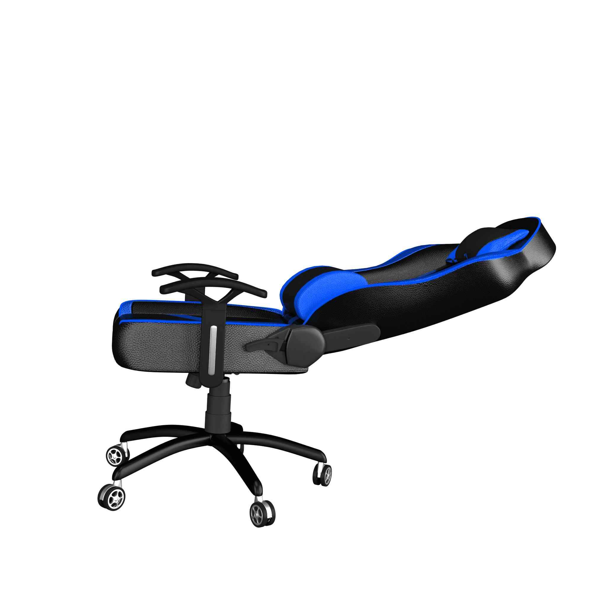 ASE Gaming Gold Series Gaming Chair With Footrest (White & Black)