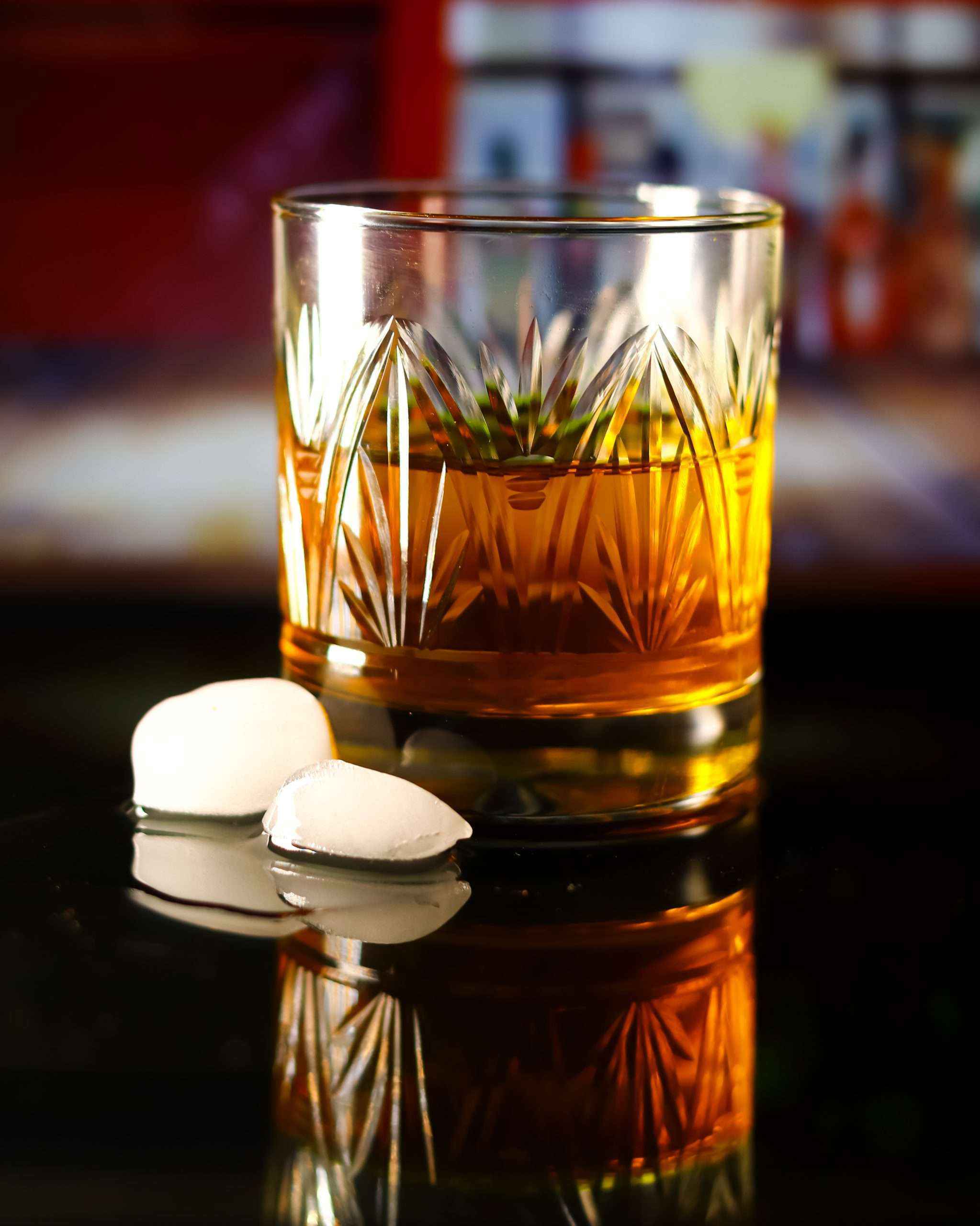 Accent Crystal Whiskey Glass