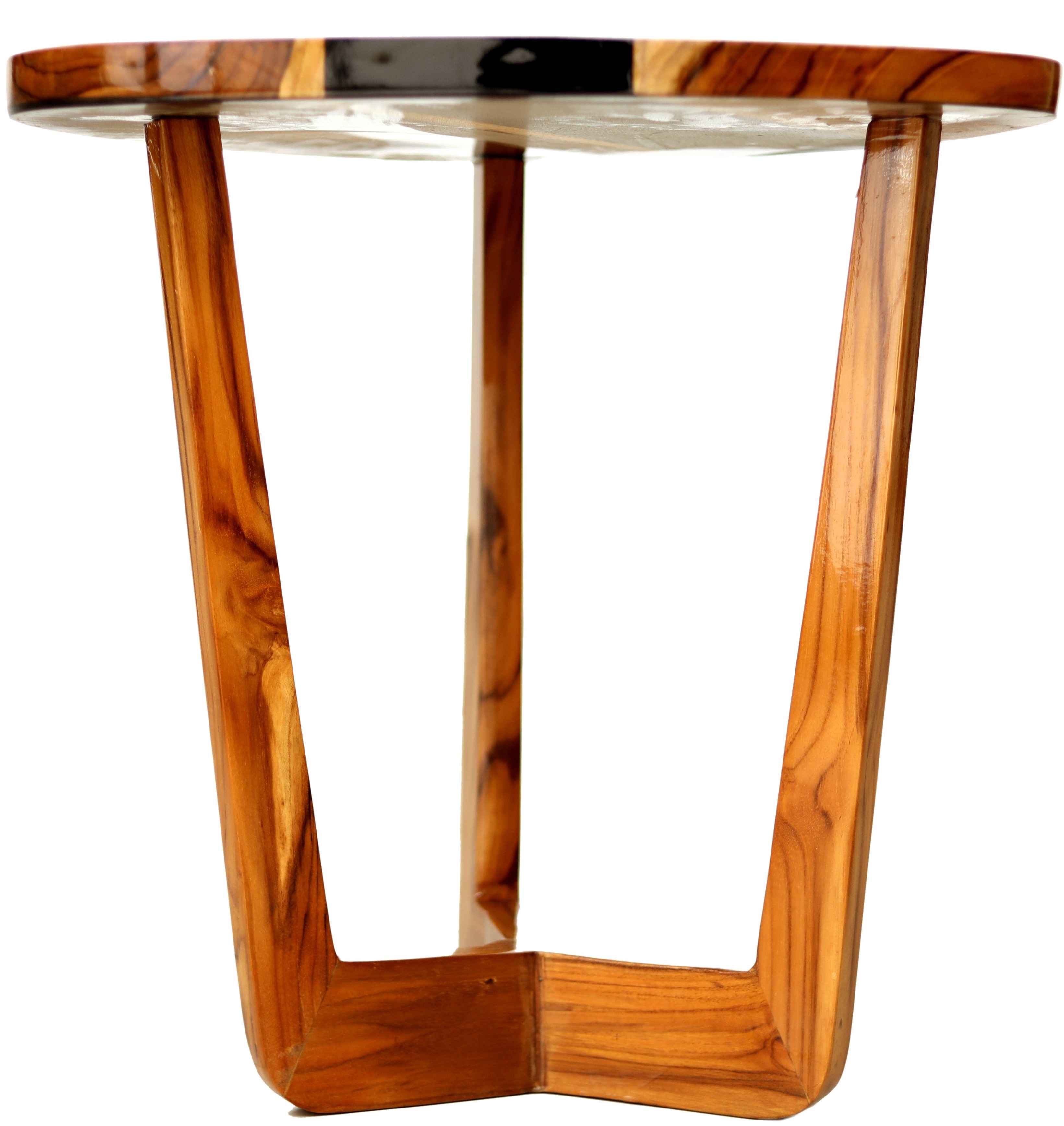 Teak vine Nesting Table