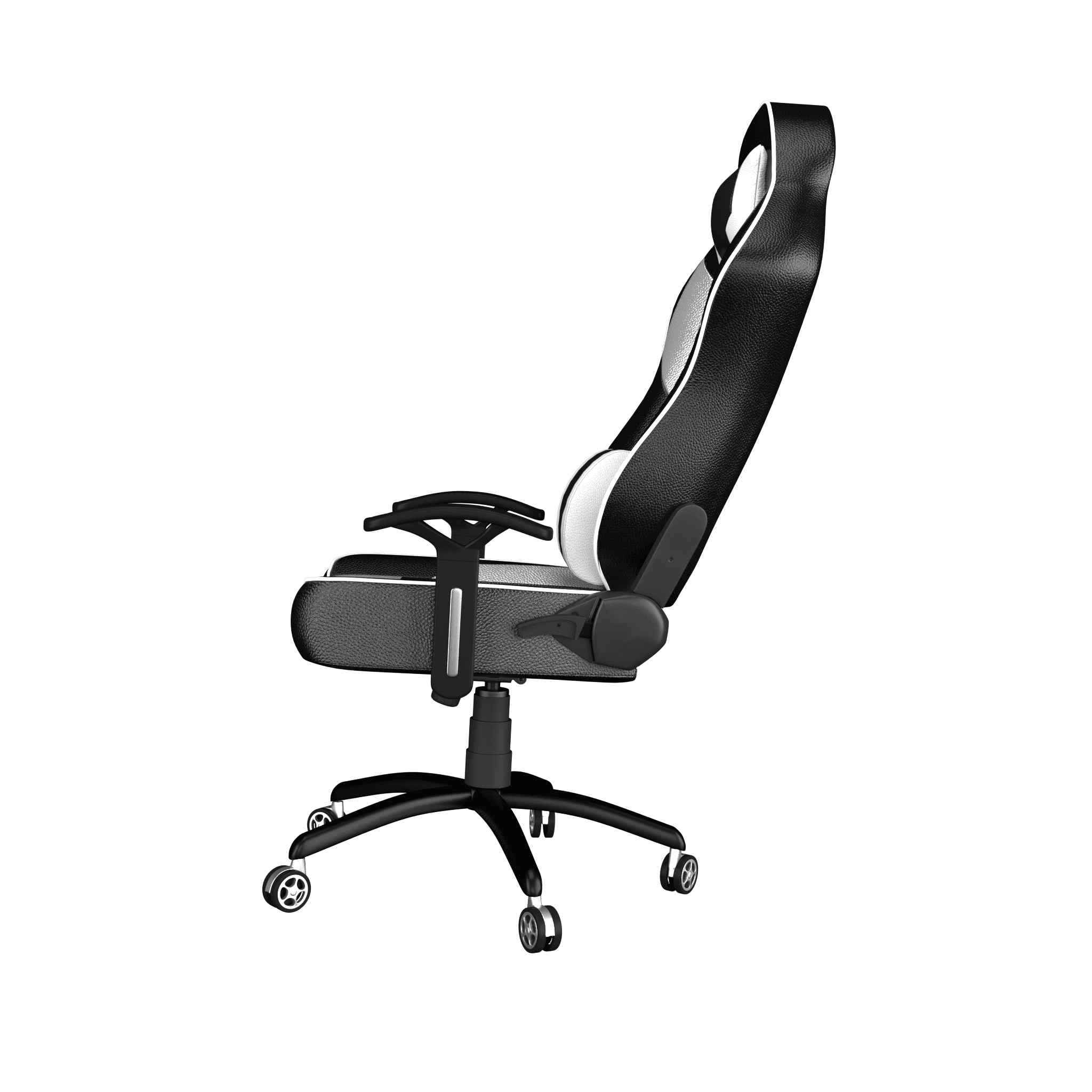 ASE Gaming Modern Series Gaming Chair (White & Black)