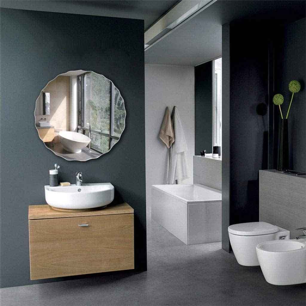 Accent Rectangle Circular Mirror