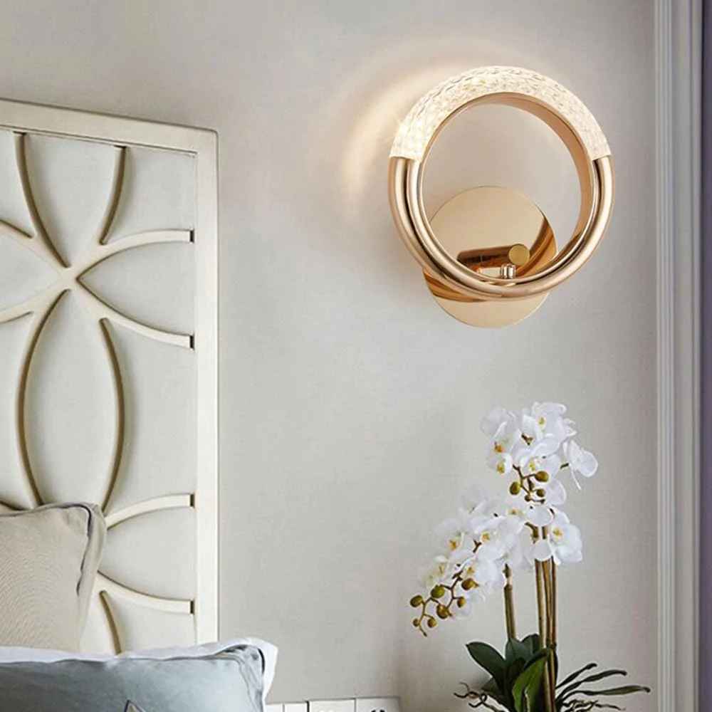 Half Moon Ring Wall Light