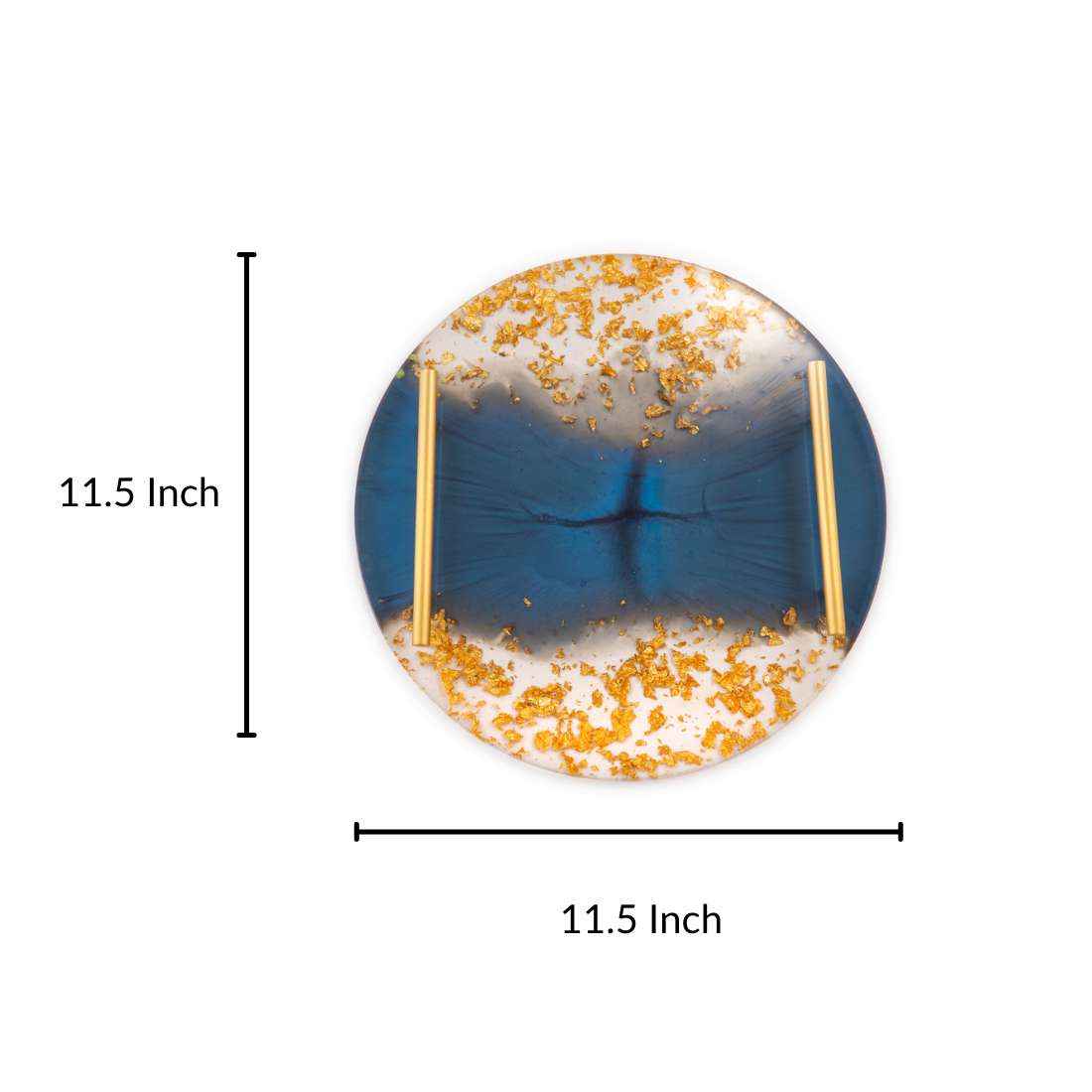 Almond Aesthetic Resin Art Round Coasters