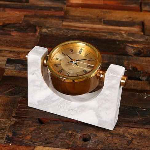 The Golden Gem Table Clock