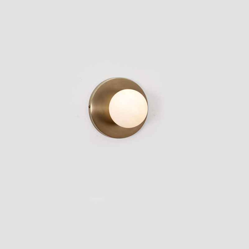 DEW WALL SCONCE SMALL GLASS GLOBE 
