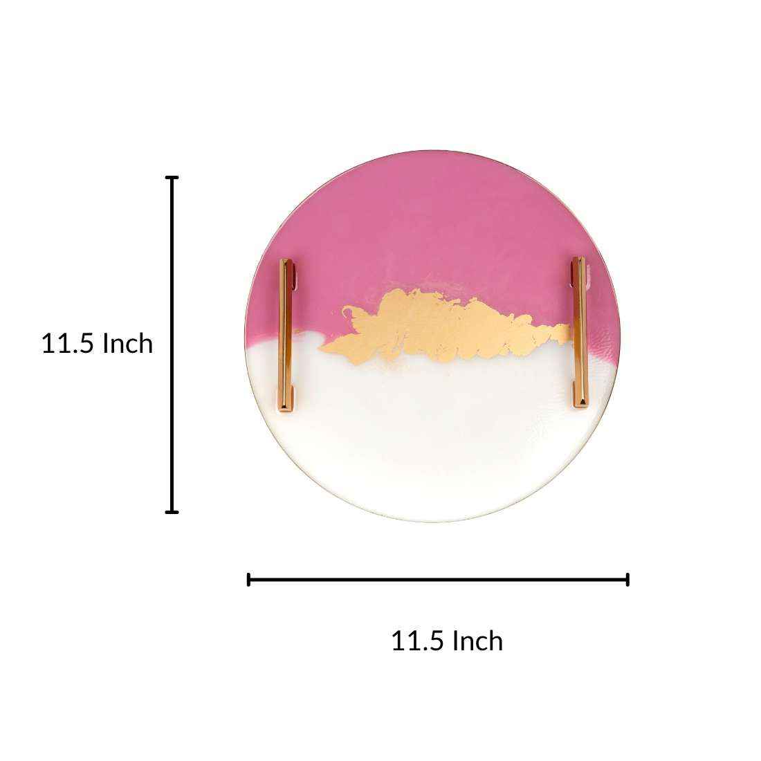 Almond Aesthetic Resin Art Round Coasters