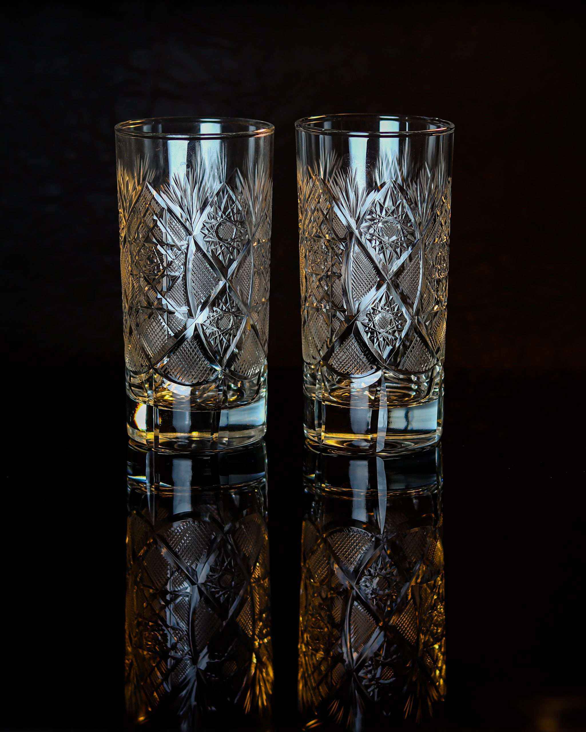 Unique Crystal Highball Glass