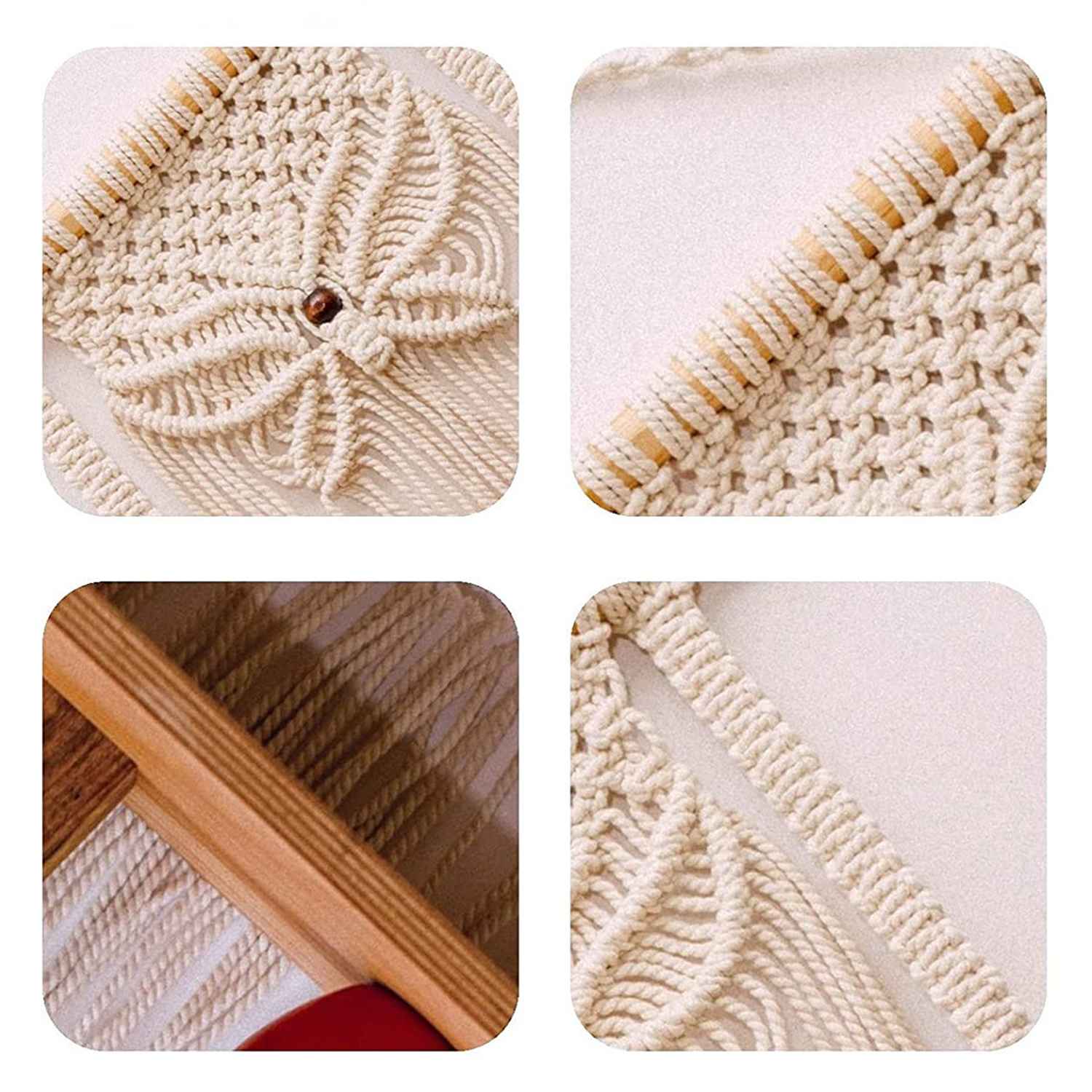 Kaahira Luxurios Fairy White Handwoven Swing in White