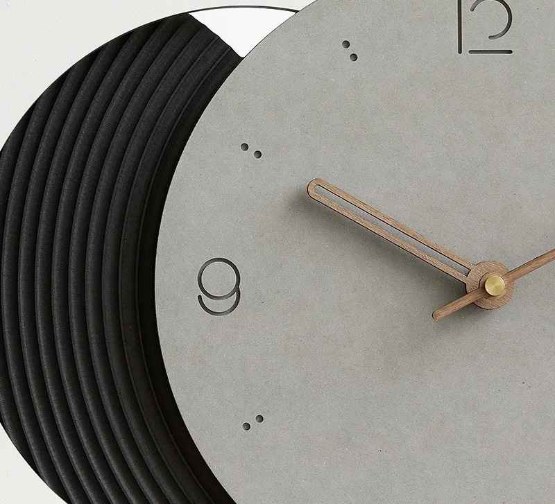 Abstract Wall Clock(Grey)