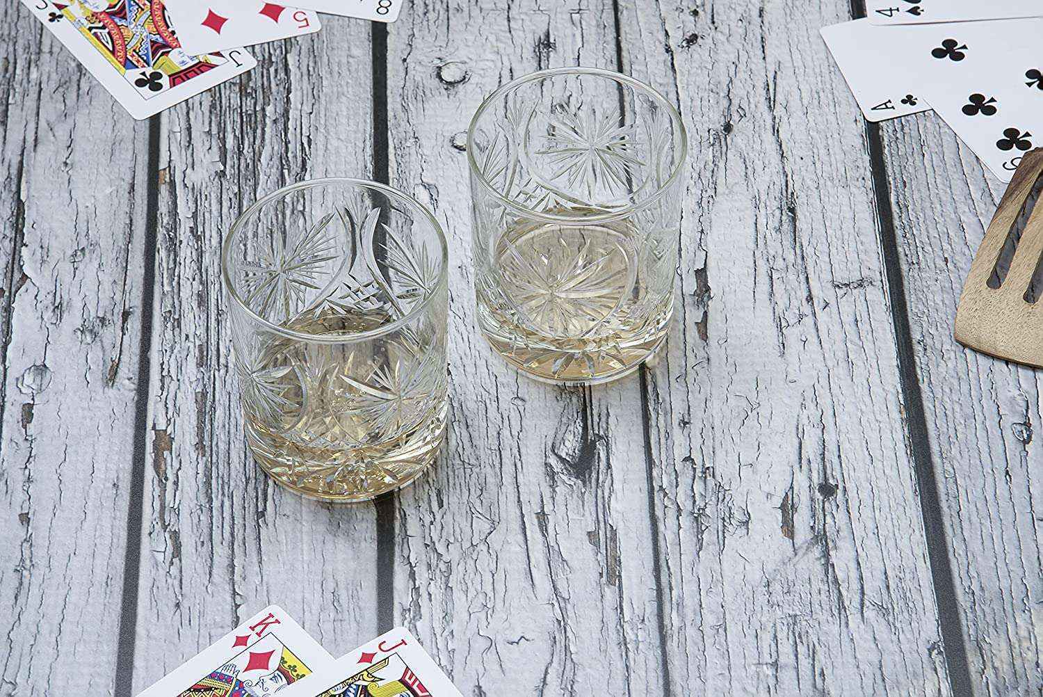 Hand Cut Design Romantic Wine Glass