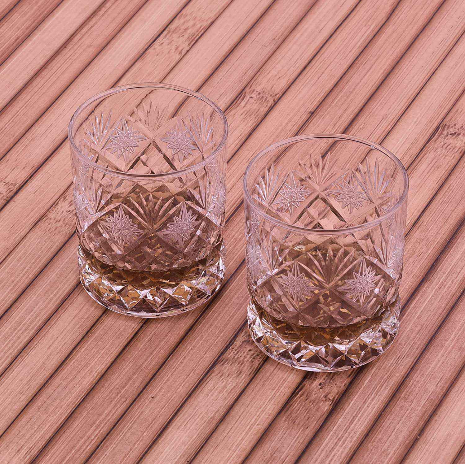 Diamond Cut Whiskey Glass