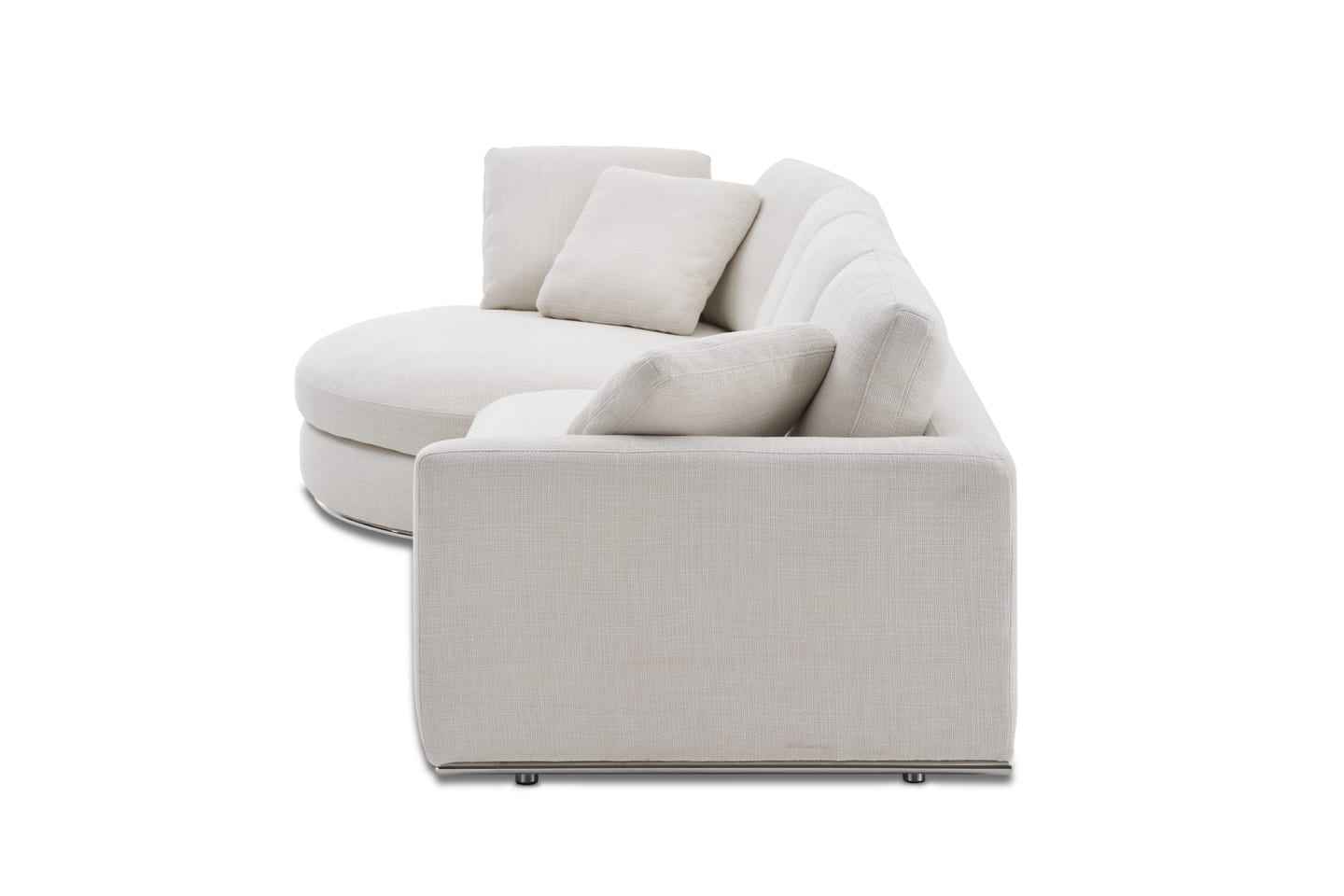 Hamilton Round Chaise Sectional Sofa