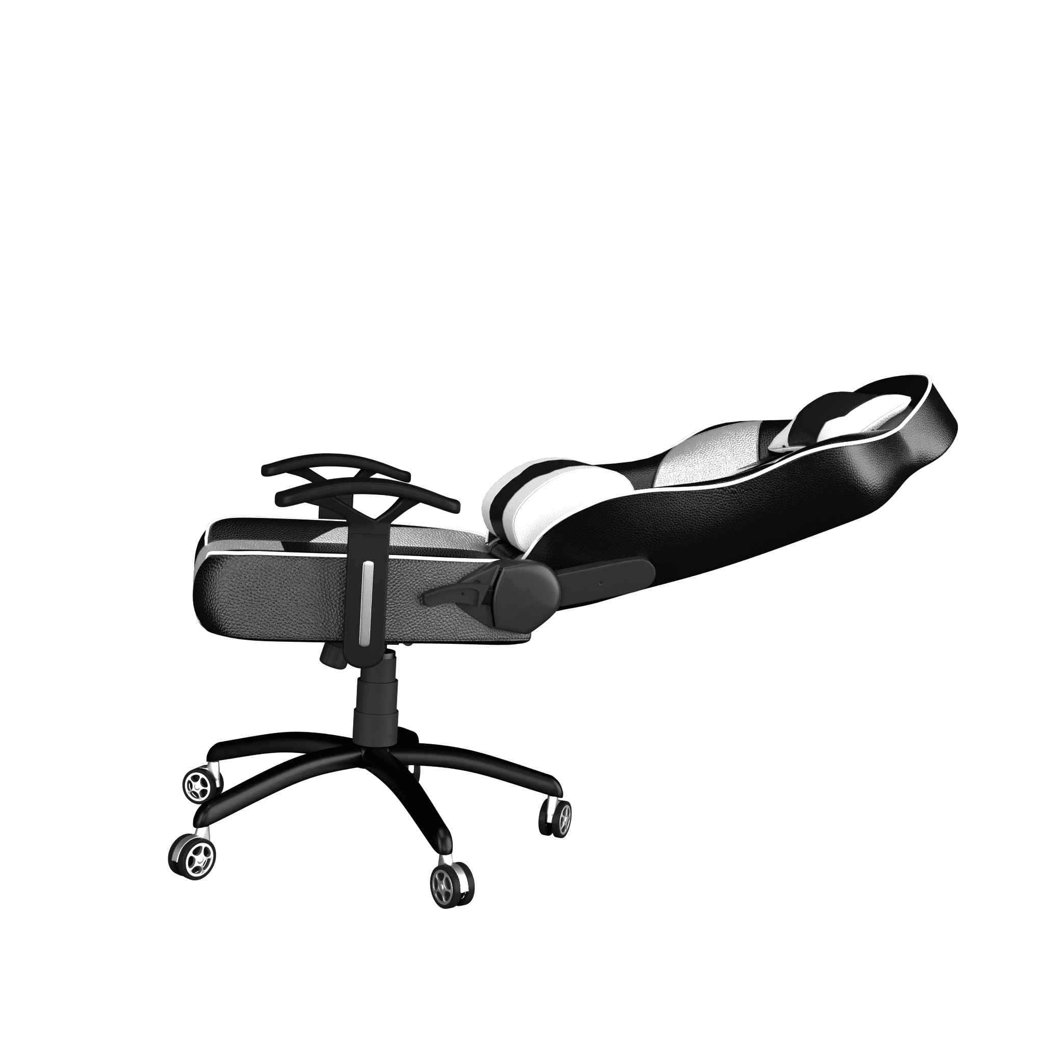 ASE Gaming Gold Series Gaming Chair With Footrest (Red & Black)