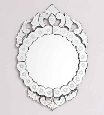 Oval Wall Cut Design Mirror