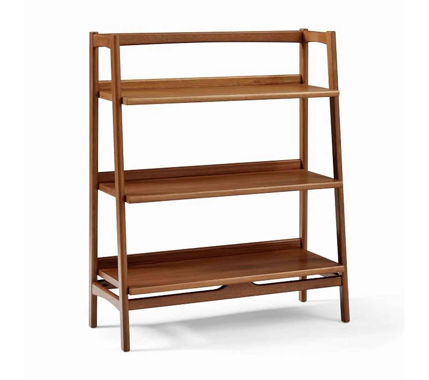 Id Century Bookshelf – Low Wide, Acorn Finish