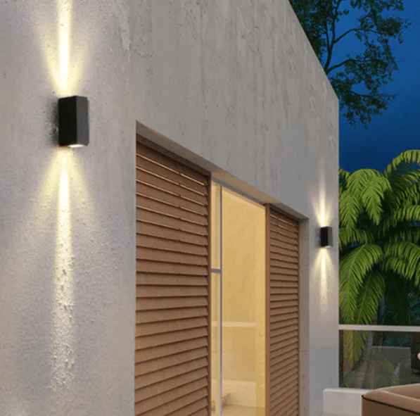 Slim Rectangular Up-Down Led Facade Wall Light