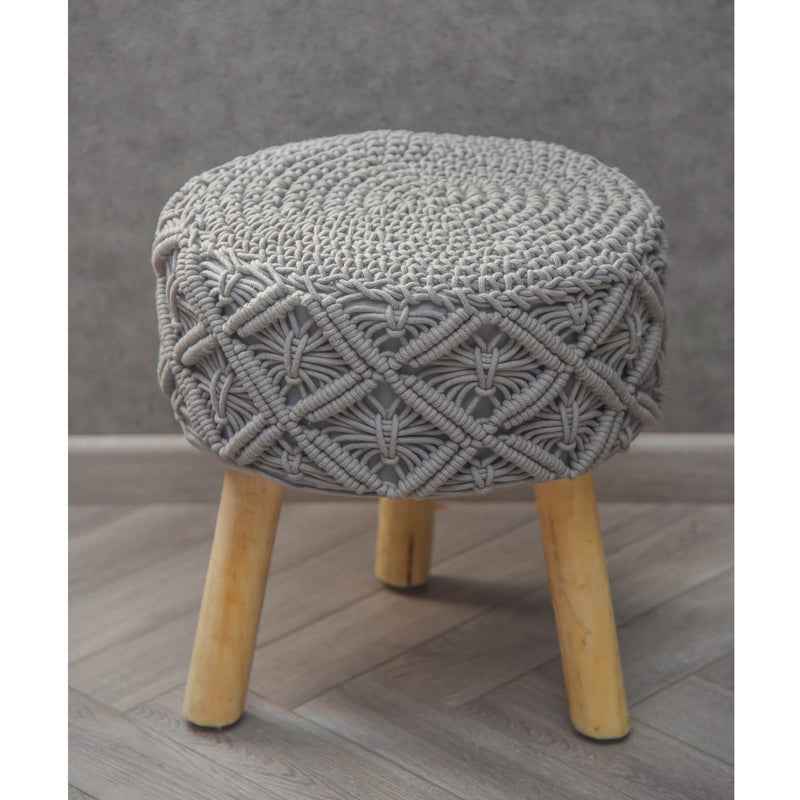 Kaahira Macrame Stool