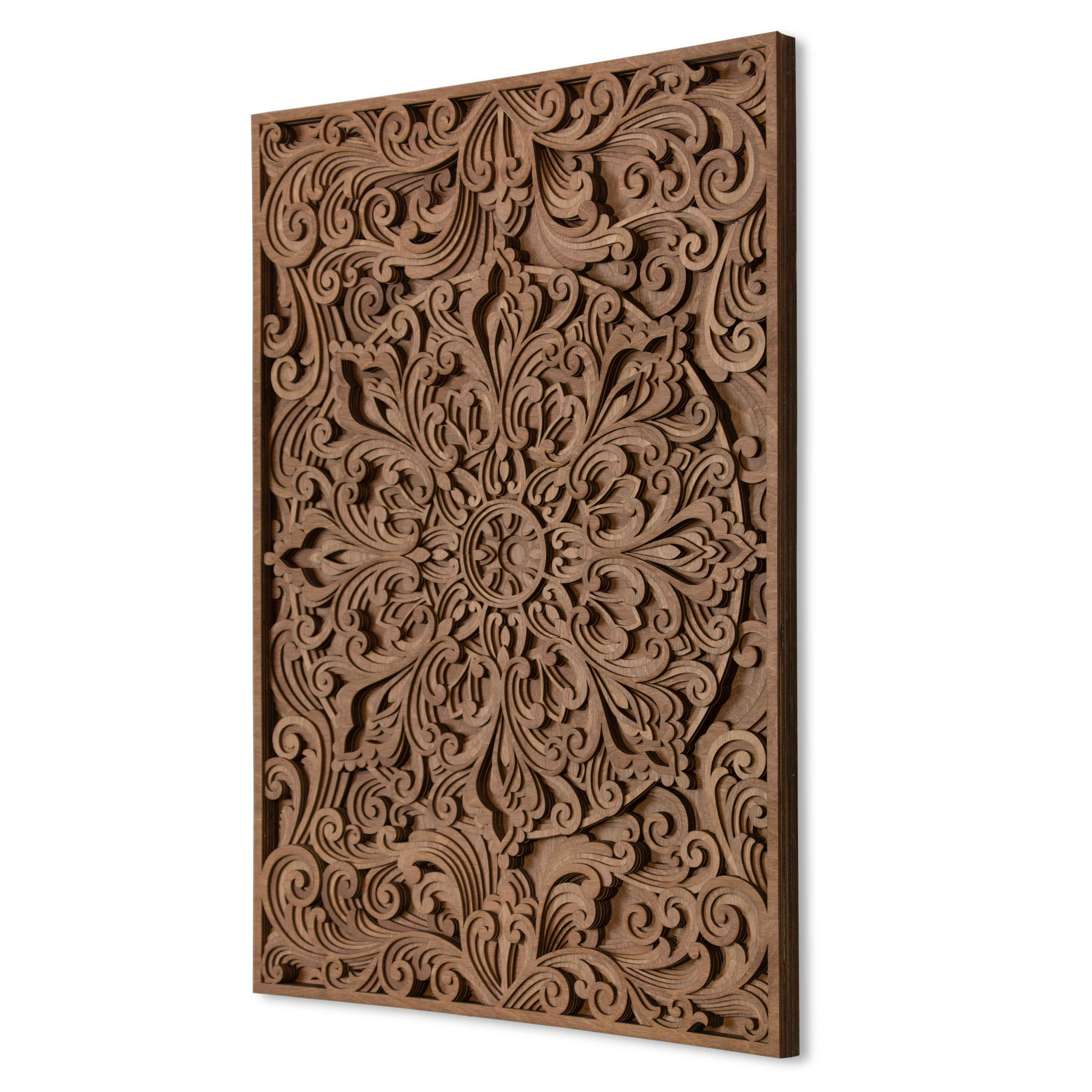 Colorful Princess Face Multi Layer Mandala