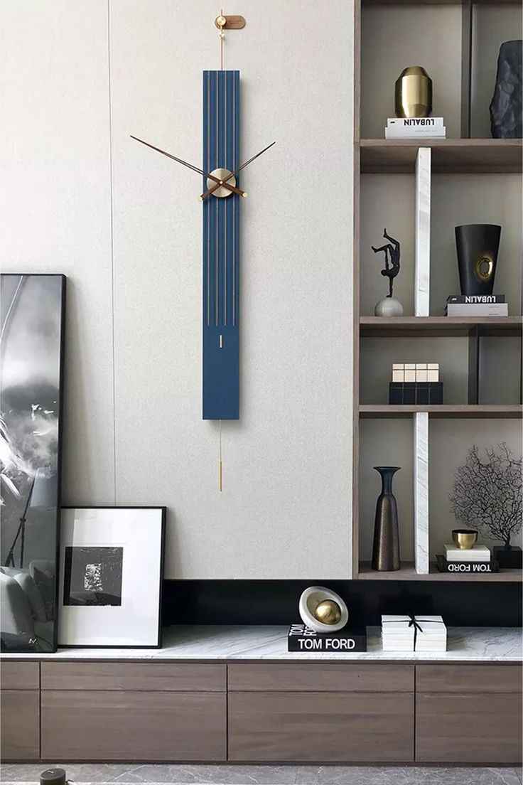 Galleria Capsule Wall Clock(Blue)