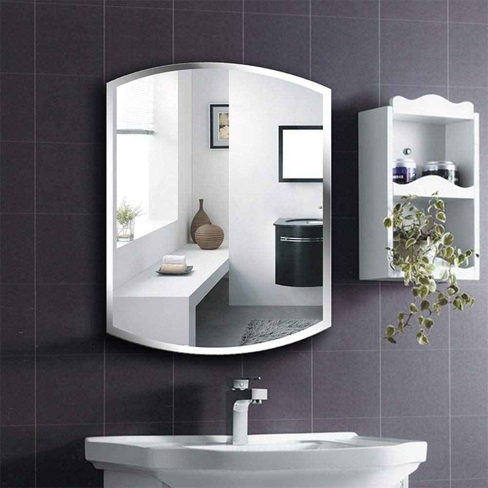 Accent Modern & Beveled Oval Mirror
