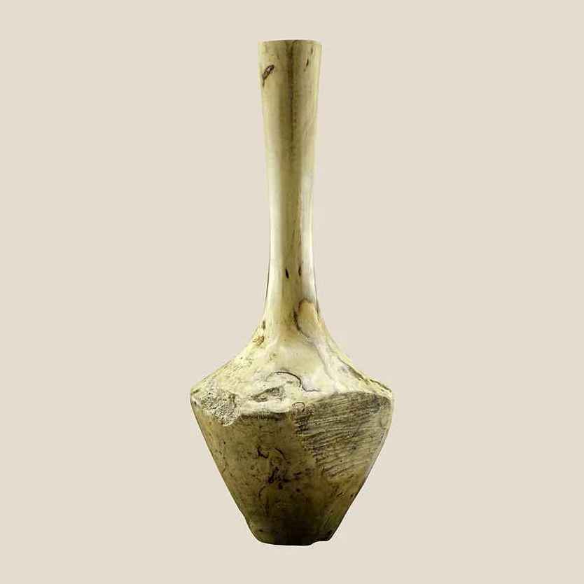Rosewood Flower Vase Slender Neck
