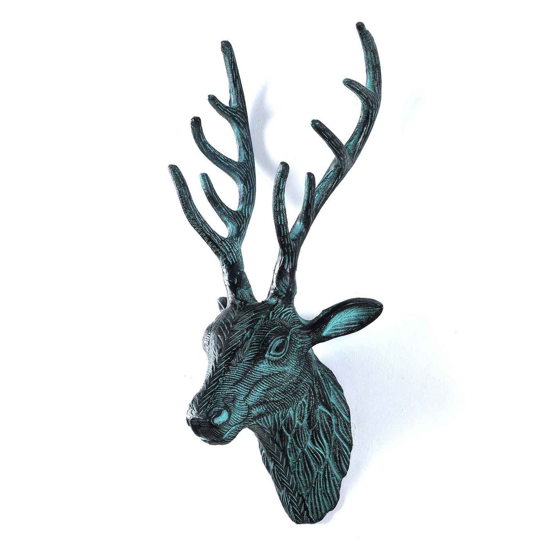 Golden deer wall mask