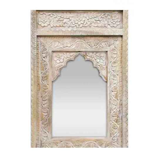 The Mehrab White Jaali Mirror