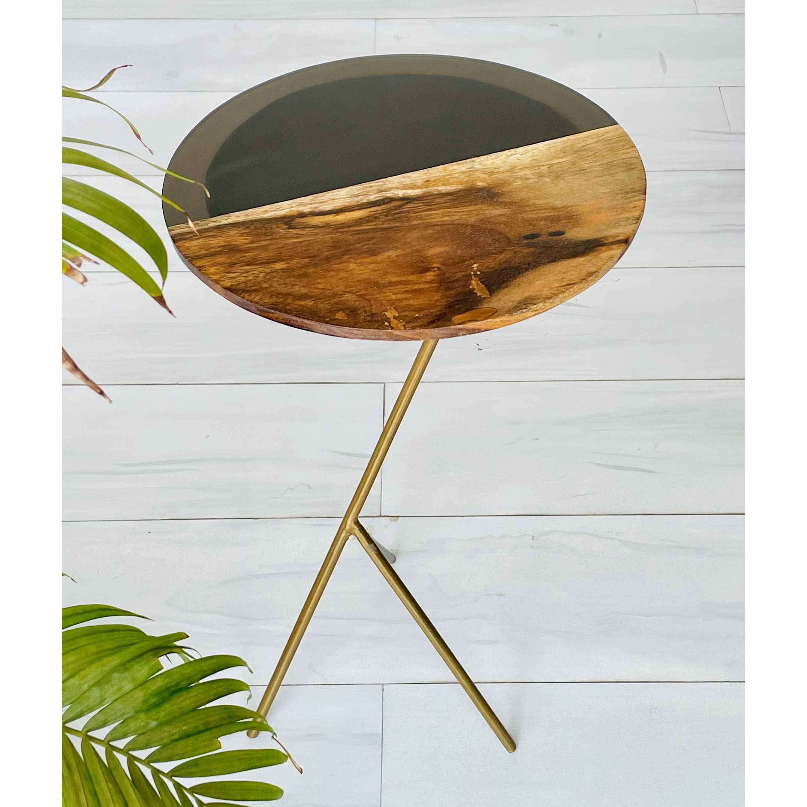 Gilded Nesting Side Tables