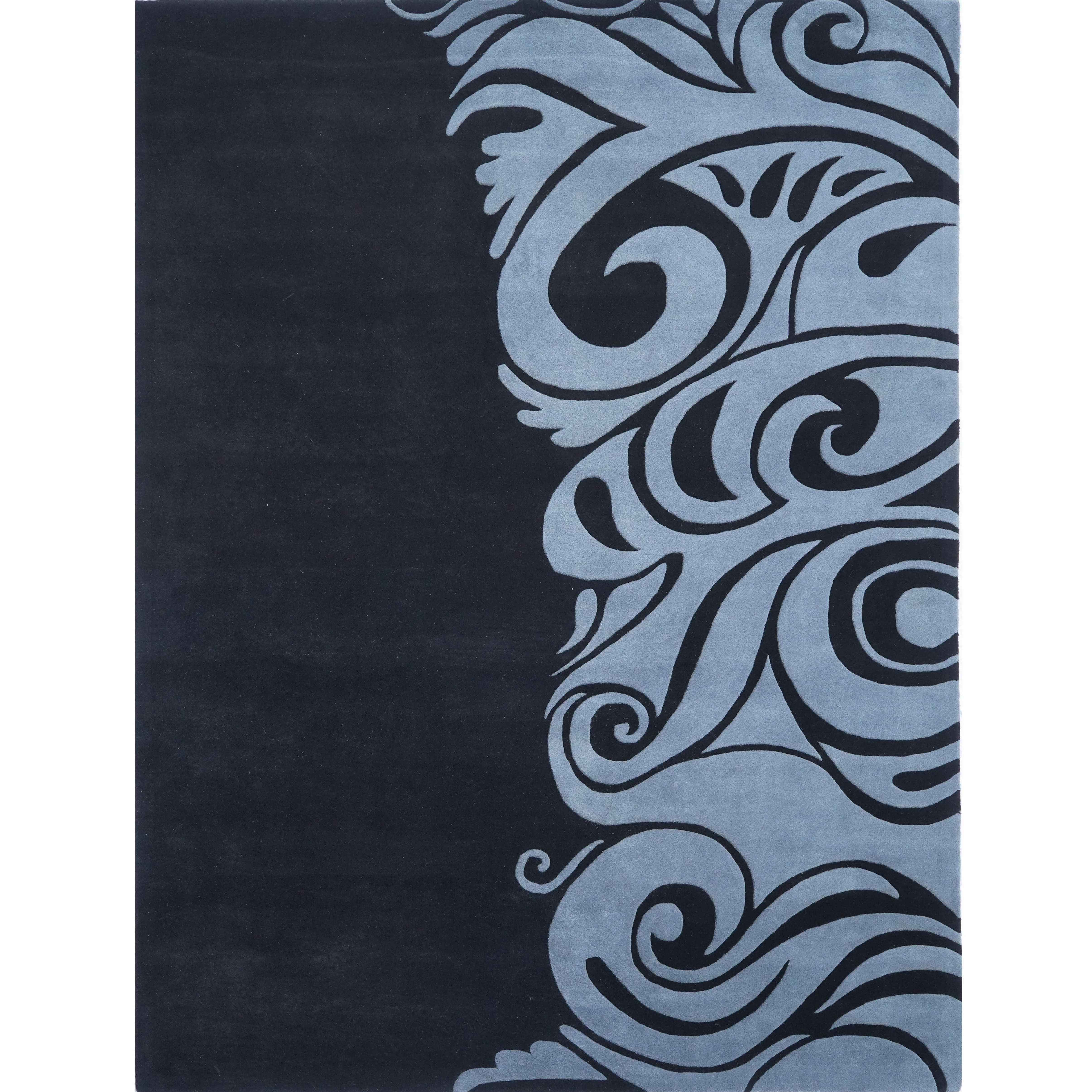 CREAM & BROWN SPIDER WEAVE RUG