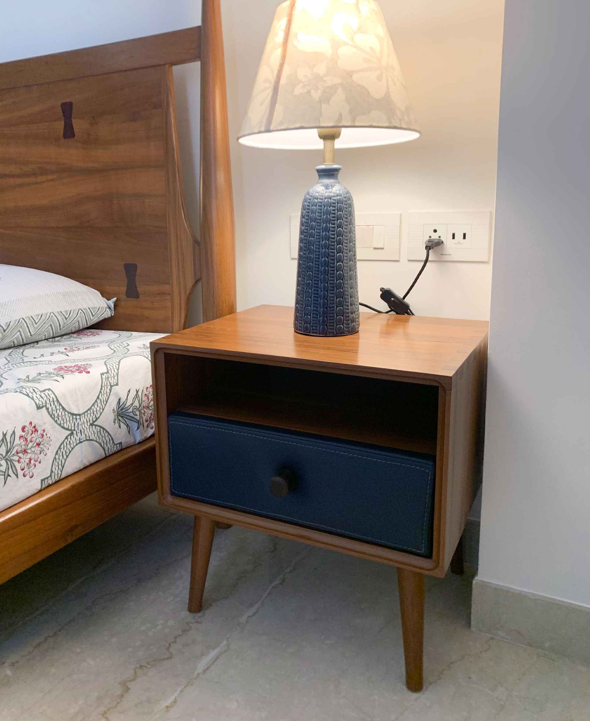 Mid Century Bedside Table