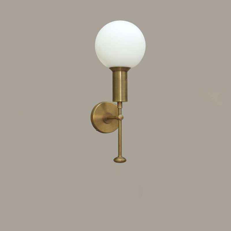 RHYTHM WALL SCONCE GLASS GLOBE