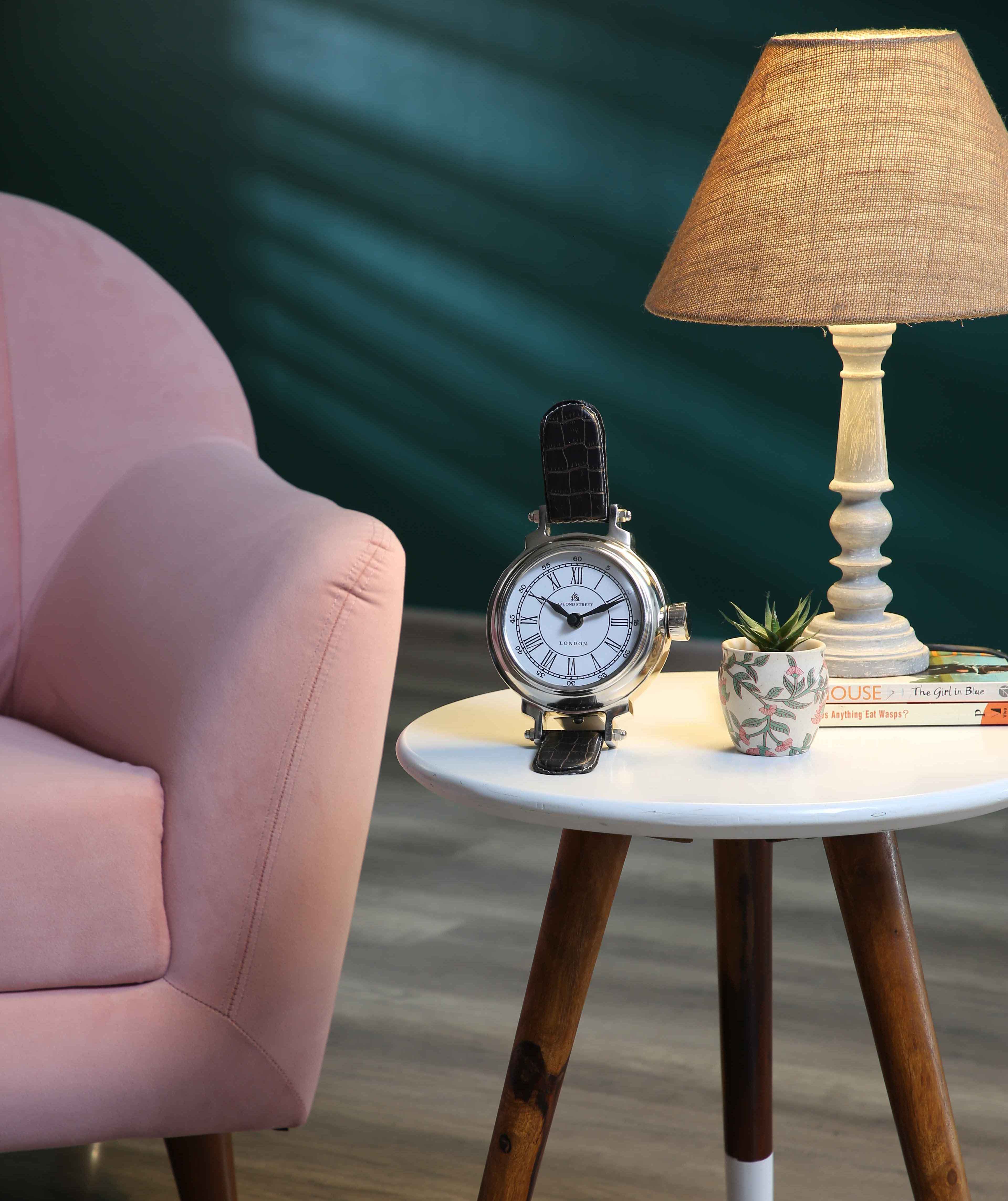 Black Square Table clock