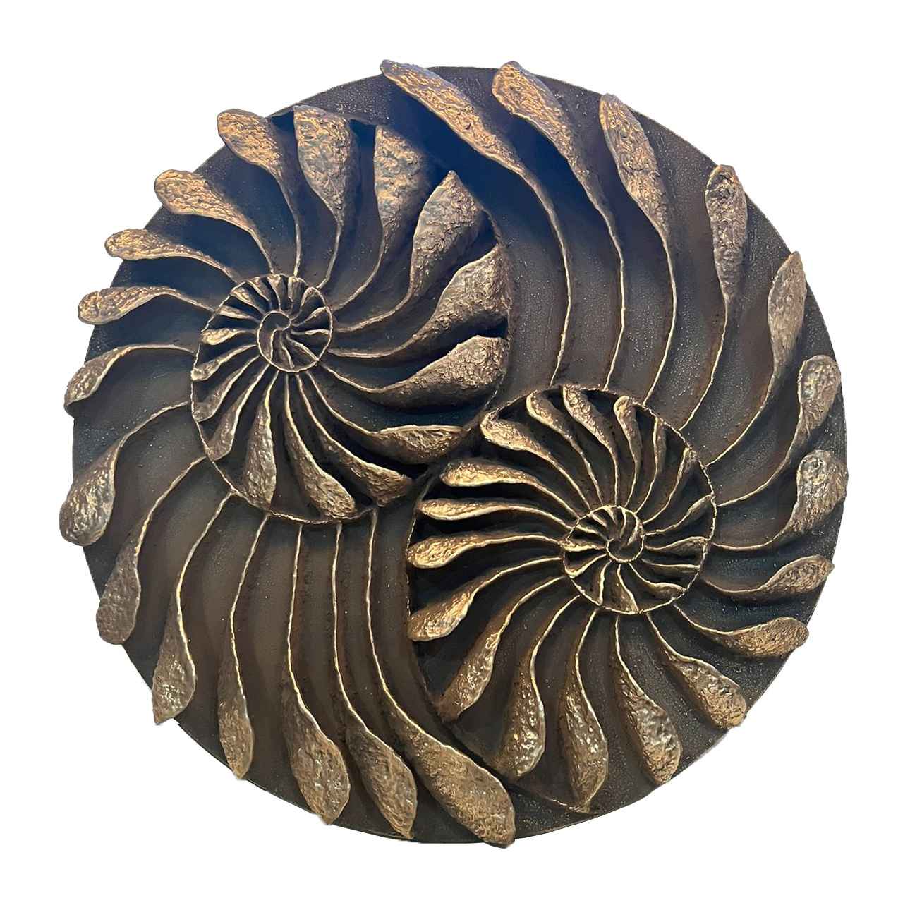 BRONZED METAL WALLART