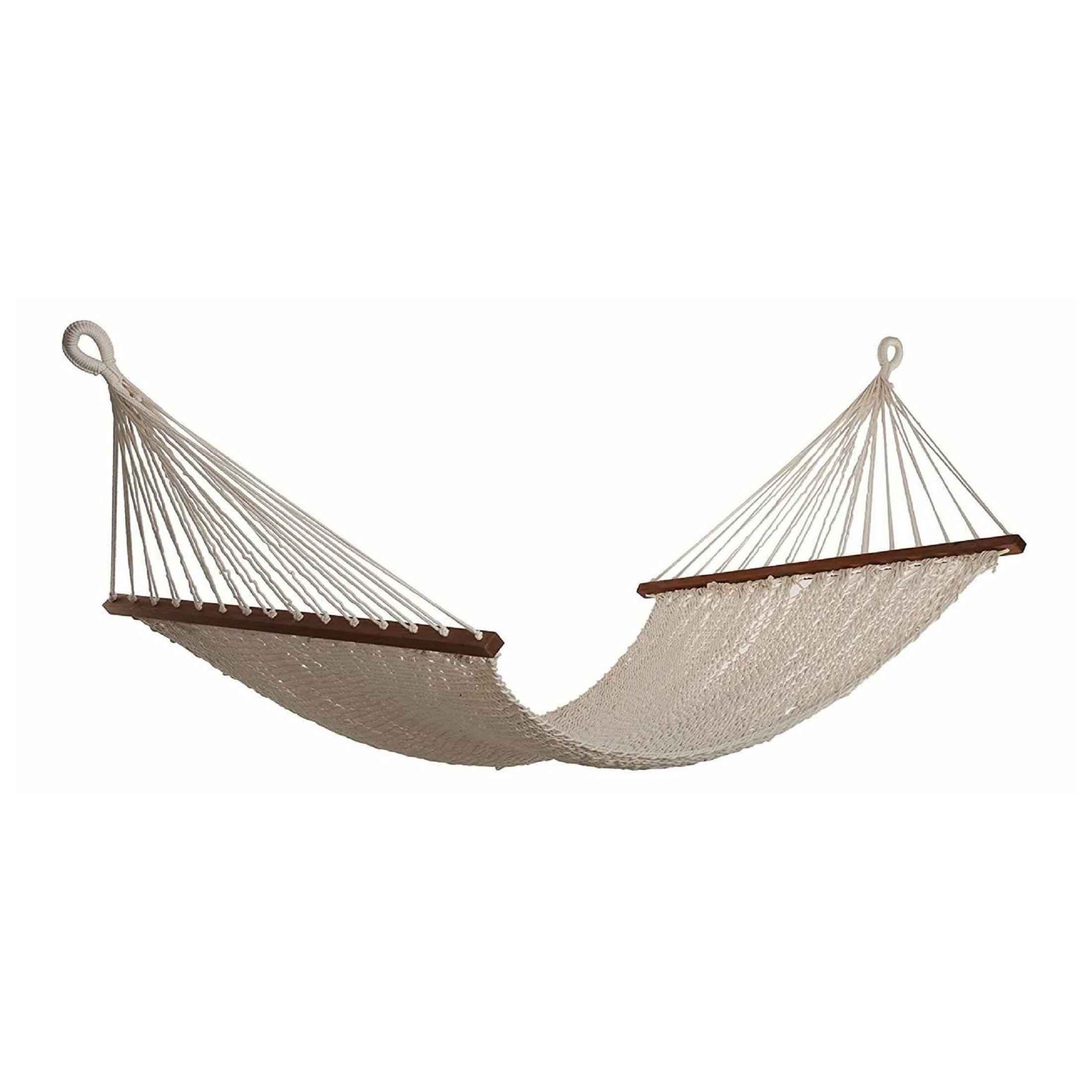 Hangit Durable Thick Canvas Swing with Decorative Crochet