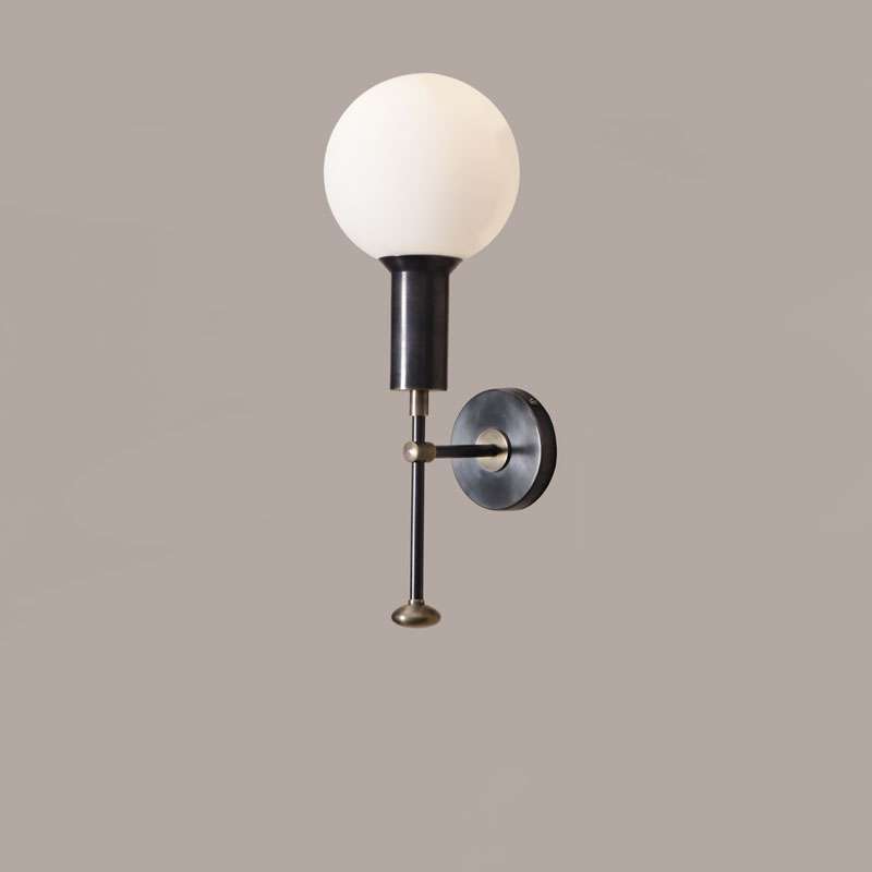 MOD WALL SCONCE GLASS GLOBE