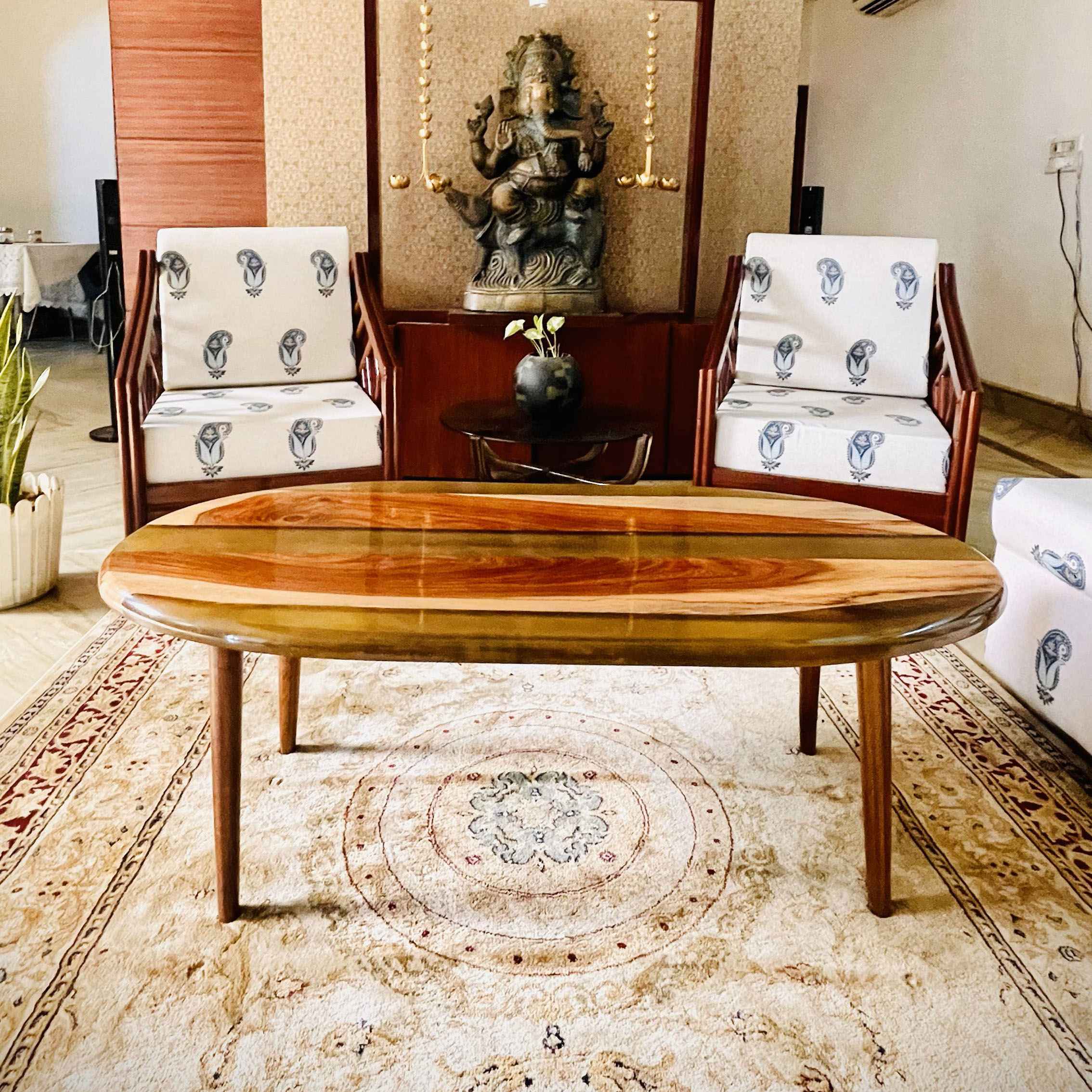 Monochrome Marble Nesting Tables