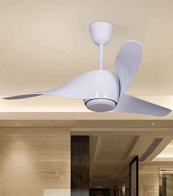 Iroko White Designer Ceiling Fan 