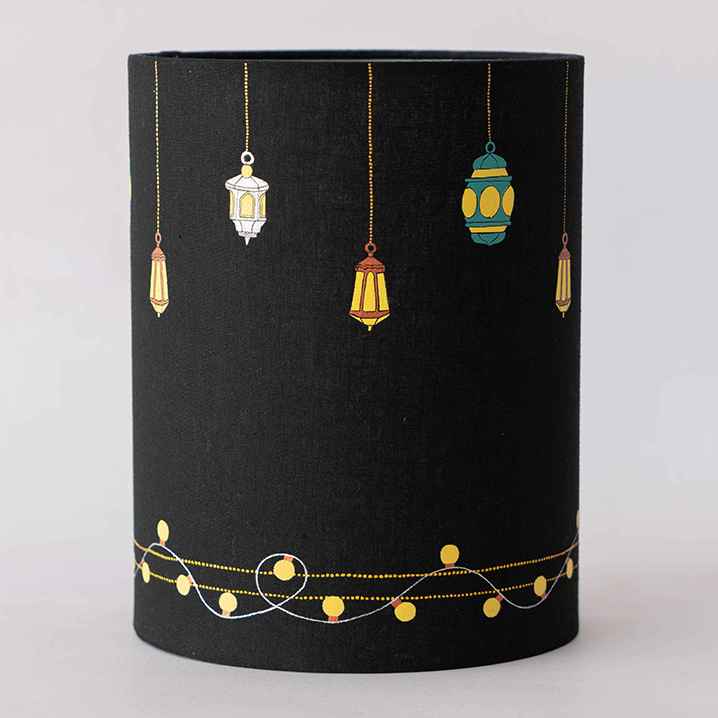 Table Lampshades With Handpainted Artwork 8