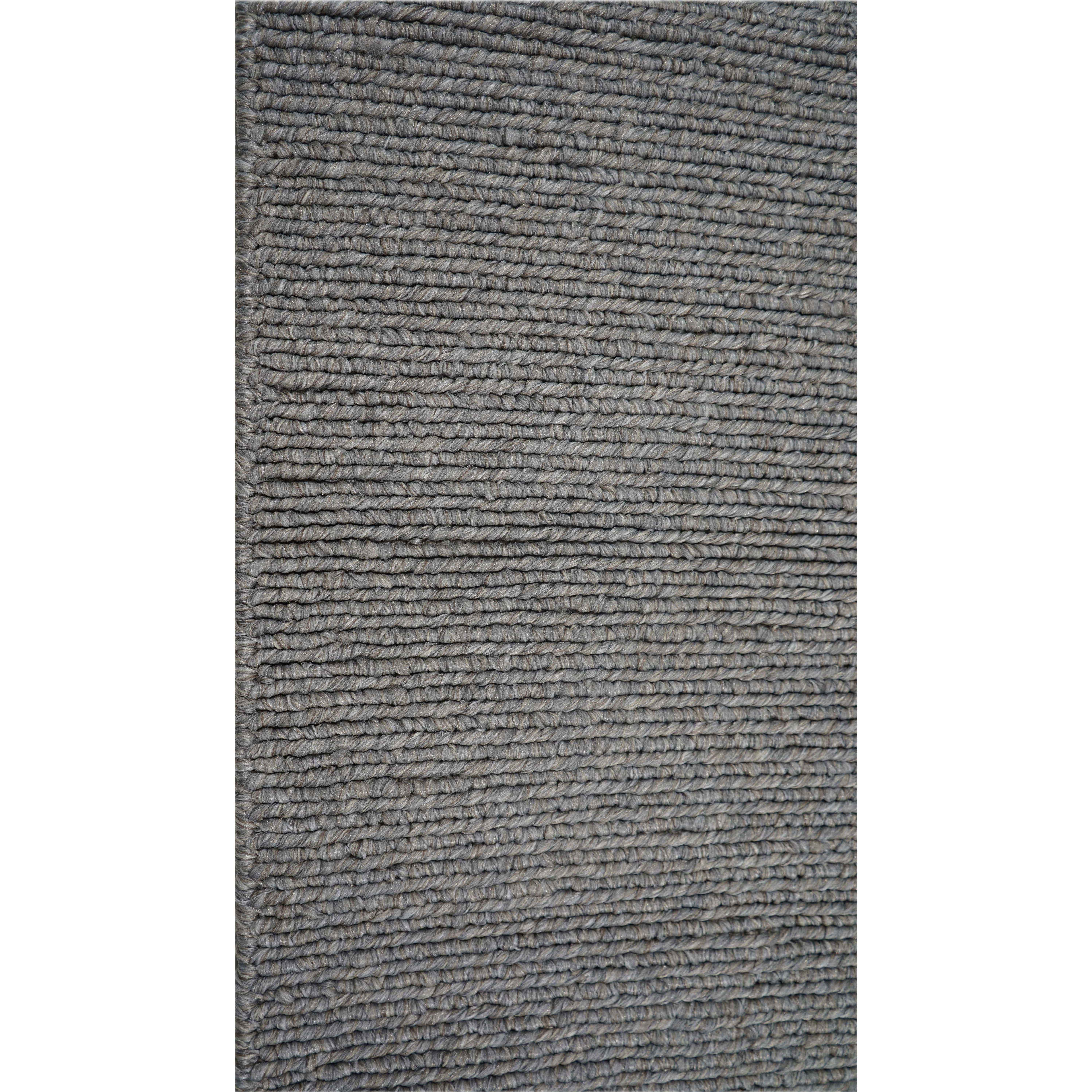 CREAM & BROWN SPIDER WEAVE RUG
