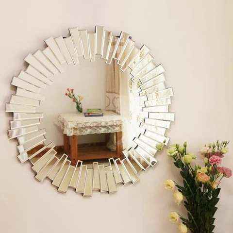 Modern Glam Decor Wall Mirror