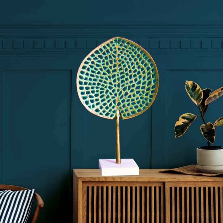 Golden Round Wall Mirror