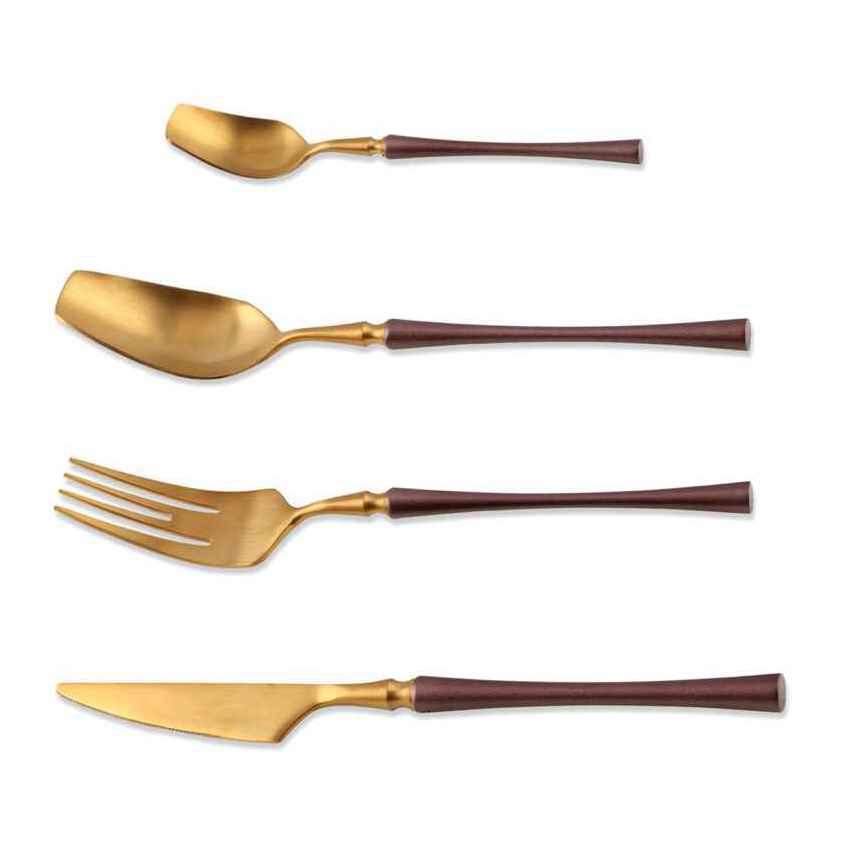 GOLD COFFEE CUTLERY SET