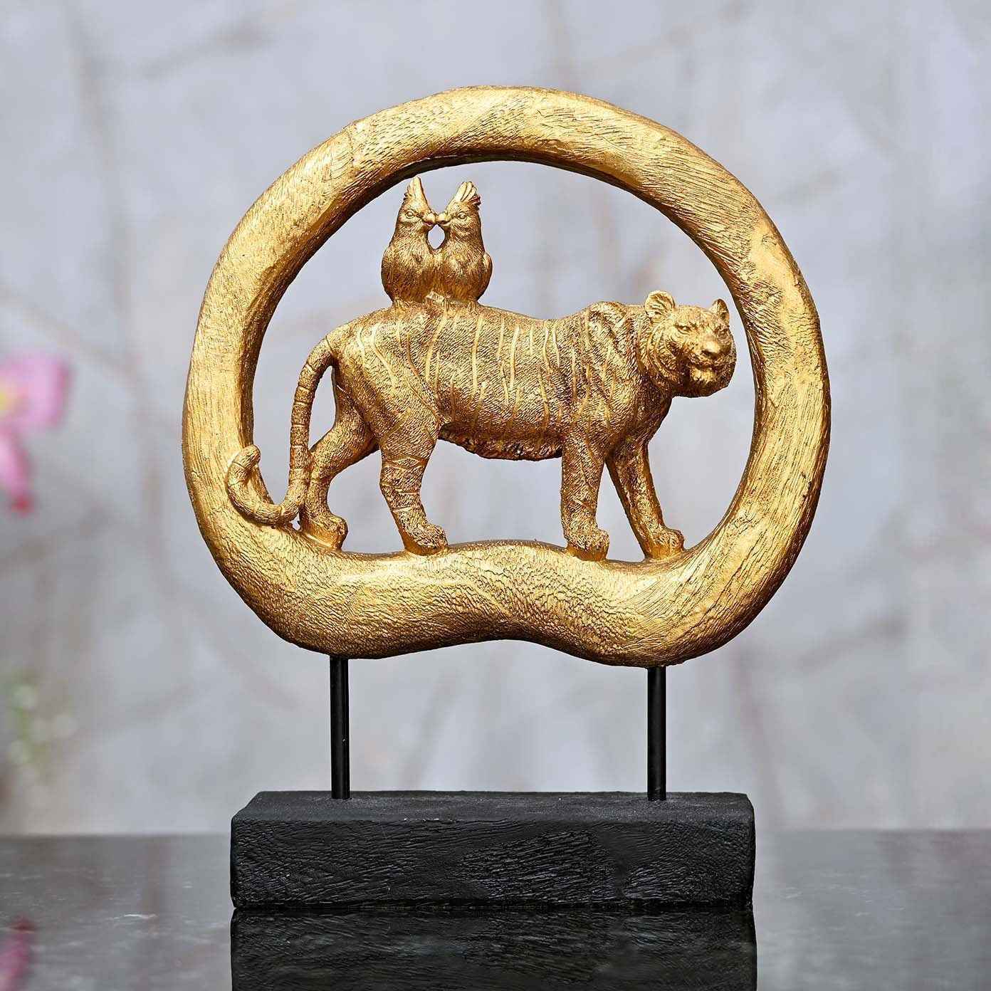 Vintage Horse Bookend Gold