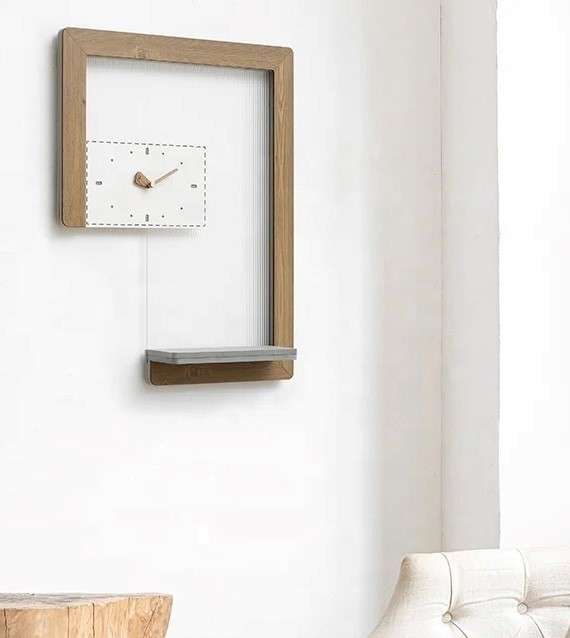 Silhouette Wooden Clock