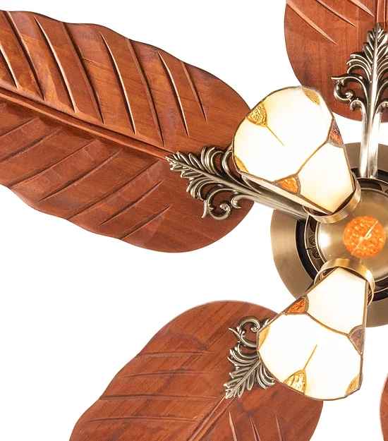 Iroko Black Designer ceiling fan 