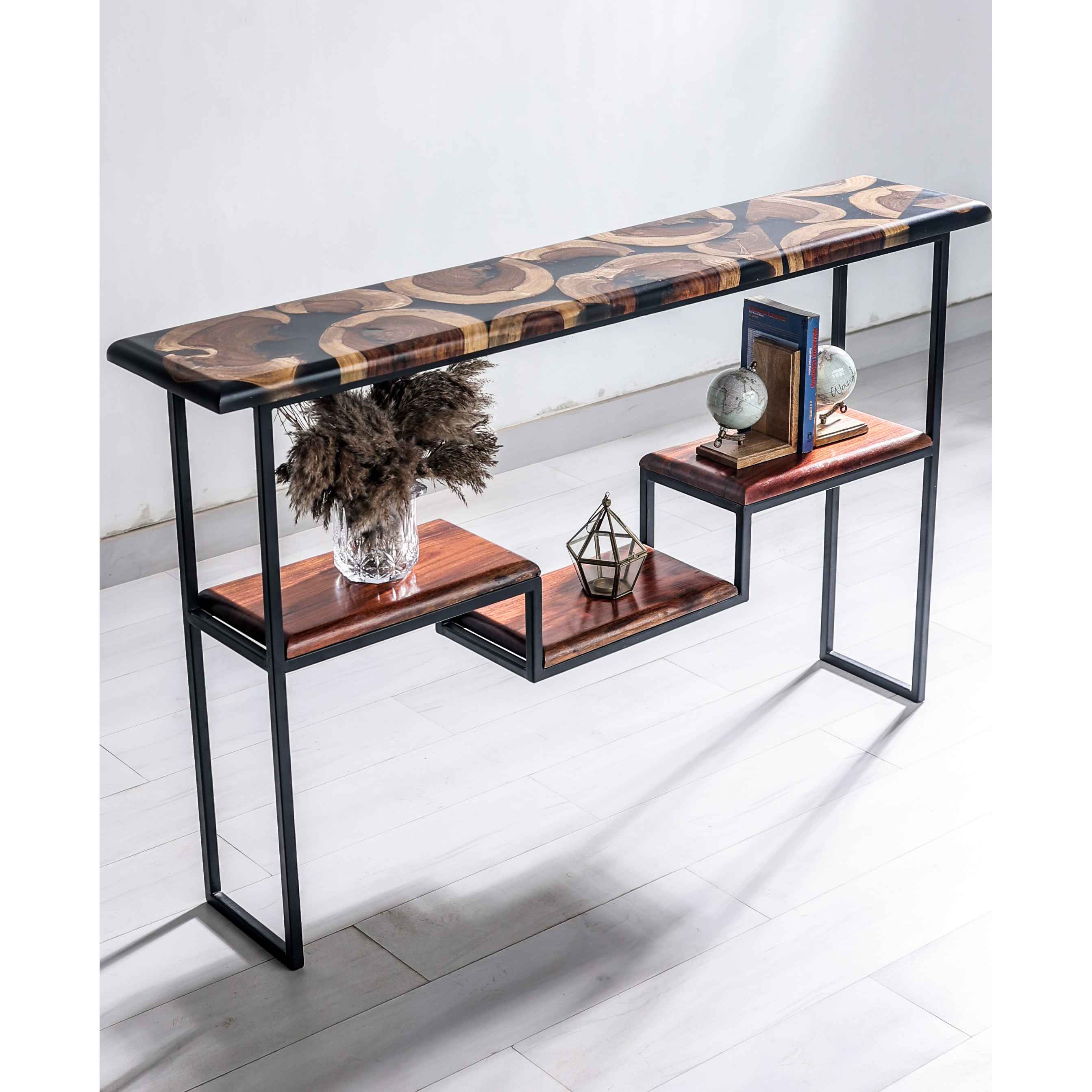 The Nritya Rustic Floral Console