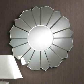 Accent Modern & Beveled Oval Mirror
