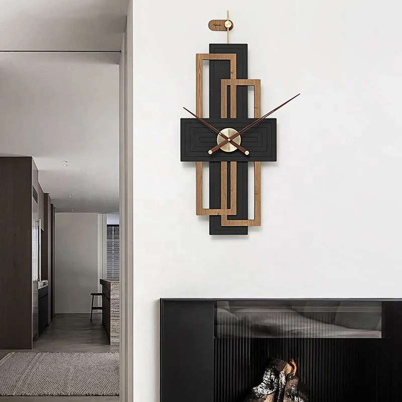 Abstract Wall Clock(Grey)