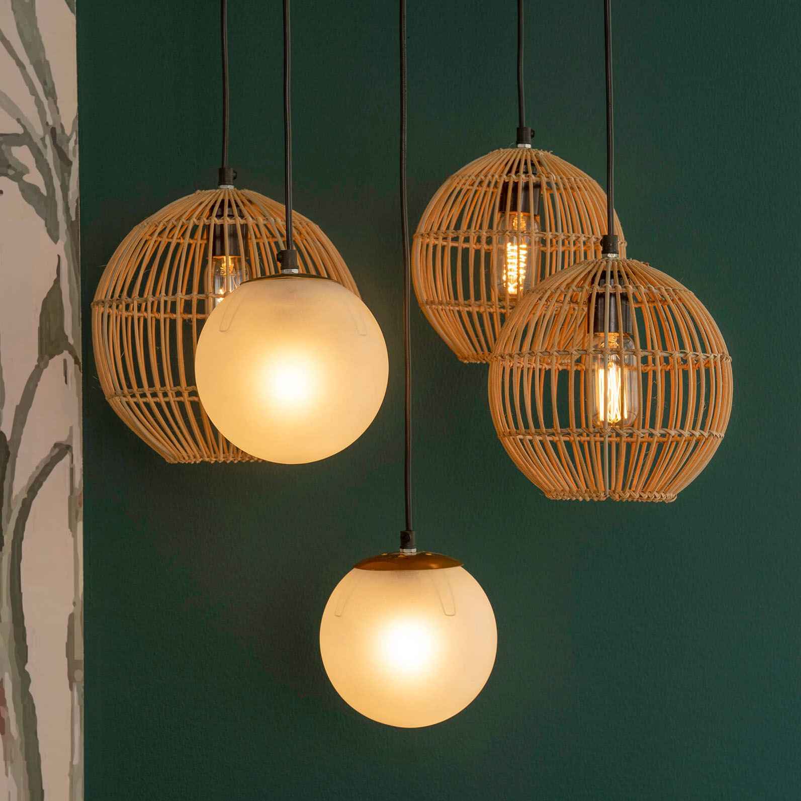 New Soma Gold Hanging Cluster Of 10